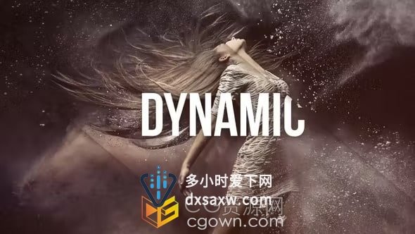 AE视频模板-漏光镜头快节奏酷炫拆分动画时尚杂志广告节目开场