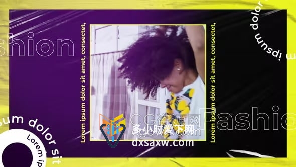AE模板-Urban SlideShow时尚摇滚风说唱音乐视频城市幻灯片