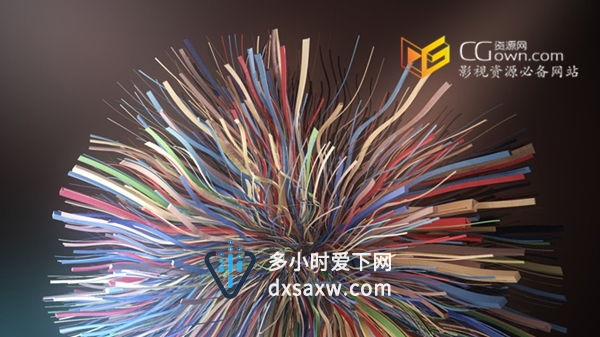 Trapcode Tao AE教程 制作起伏的条纹彩带动画效果