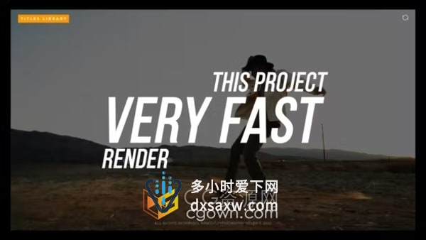 AE文字模板动力学创意反弹4k动画效果排版标题