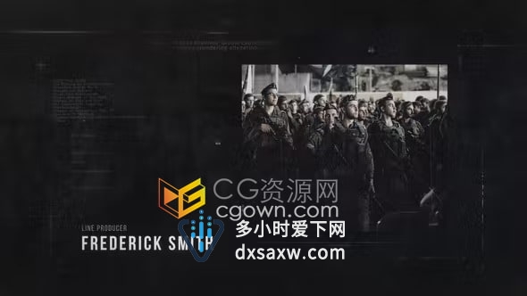 神秘调查犯罪纪实电影预告片纪录片时间线宣传片-AE模板