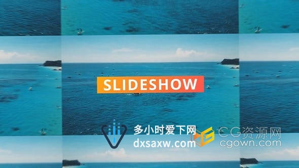 AE模板-快速滑动闪现城市旅行宣传短片极简企业宣传视频