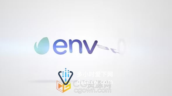AE公司LOGO动画模板干净明亮设计4K分辨率