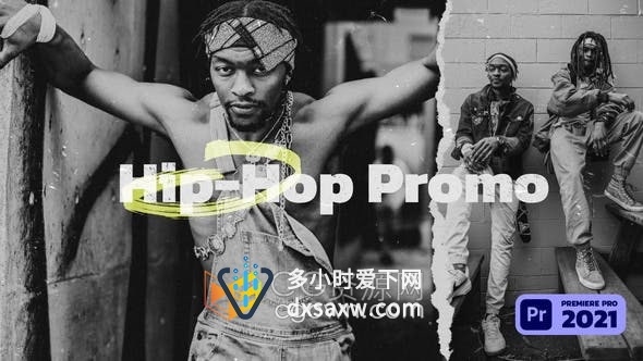 PR模板-嘻哈城市宣传视频片头 Hip-Hop Promo