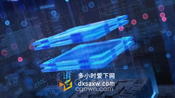 区块链加密科技网络安全系统保护防病毒服务宣传视频-AE模板