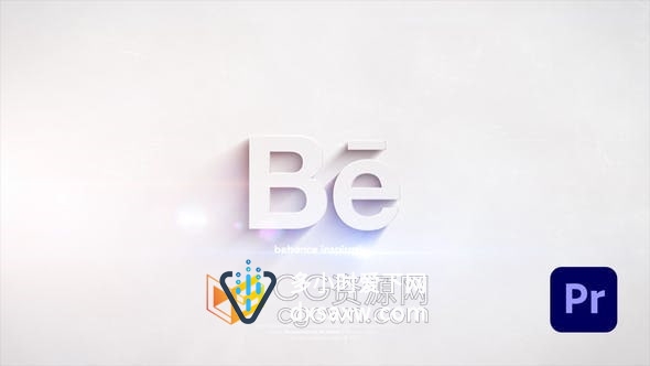 AE与PR模板-3D挤压旋转LOGO动画视频片头制作