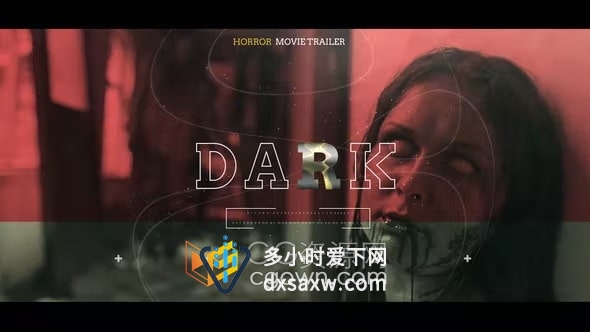 丧尸恐怖片惊悚电影预告片Horror Movie Trailer-AE模板