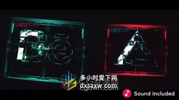 AE模板-科幻3D标志展示Sci-Fi 3D Logo Reveal