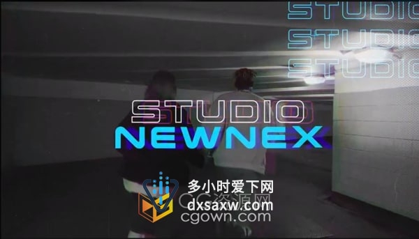 动感活力比赛活动预告时尚个性设计师品牌宣传短片AE模板
