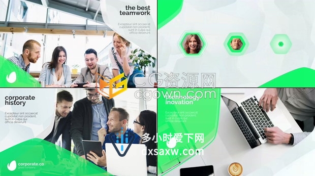 PR模板制作企业时间表幻灯片公司简介视频业务演示活动合作推广宣传片