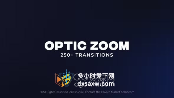 AE模板-250+ Zoom Transitions缩放过渡视频转场带音效