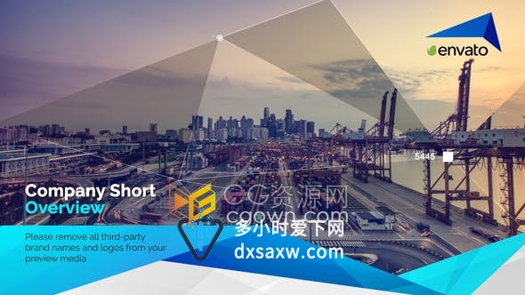 AE模板企业业务专家简报会成就历史时间线宣传片视频