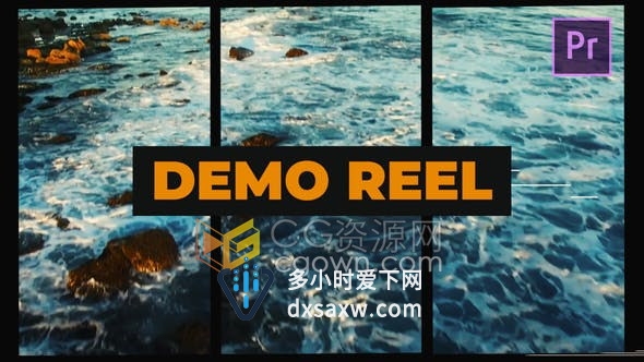 多屏展示时尚旅行景点介绍公司活动视频预告-PR模板下载