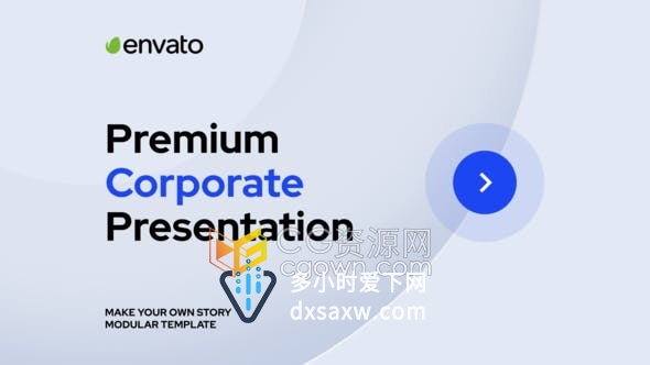 公司年度业务时间线商业企业历介绍宣传片视频AE模板