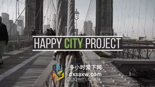 干净优雅企业活动介绍现代照片简短幻灯片宣传视频-AE模板