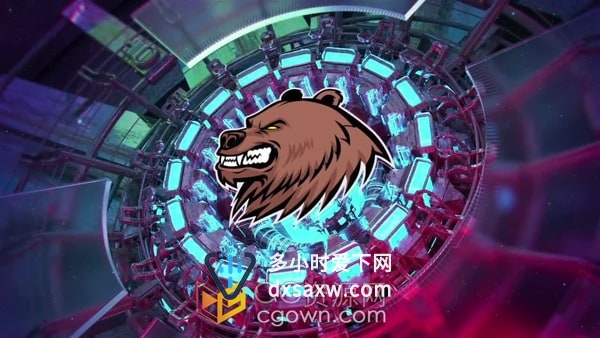 3D科幻场景动画LOGO标志效果视频片头AE模板