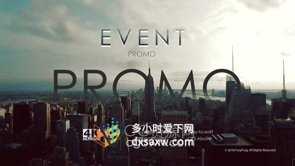 AE模板-商业会议会展演讲活动预告企业座谈会视频开场白