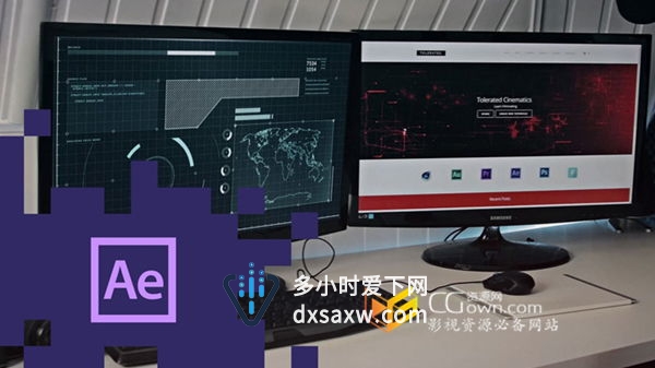 AE教程 使用FayIN反求跟踪替换电脑屏幕素材 带练习影片文件