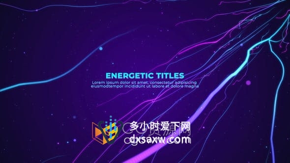 AE与PR模板-抽象粒子神经线条动画人工智能宣传视频片头