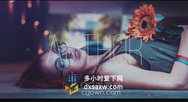 酷炫风格化设计多用途网红博主介绍短视频AE模板