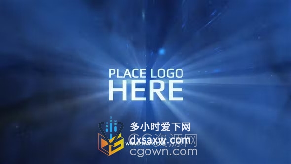4K分辨率火花粒子烟雾特效LOGO发光动画视频AE模板