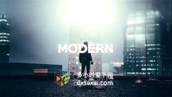 AE模板-多图片拼贴视频墙快闪文字幻灯片开场白