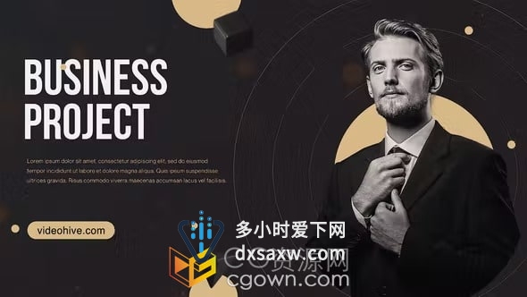 AE宣传片模板-企业家领军人物介绍商务投资公司宣传商业广告视频