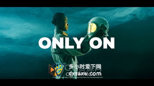 AE模板-动感时尚快闪文字图形切换现代公司宣传片头