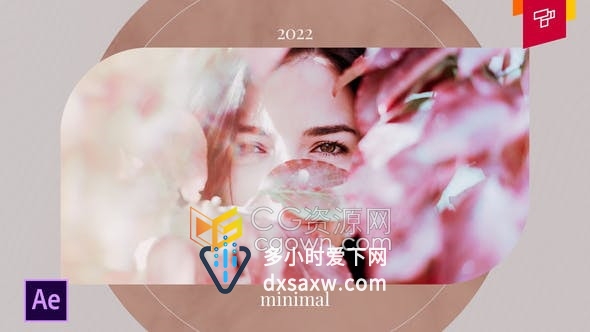 AE模板-时尚美容美妆博主介绍时间线展示杂志宣传视频