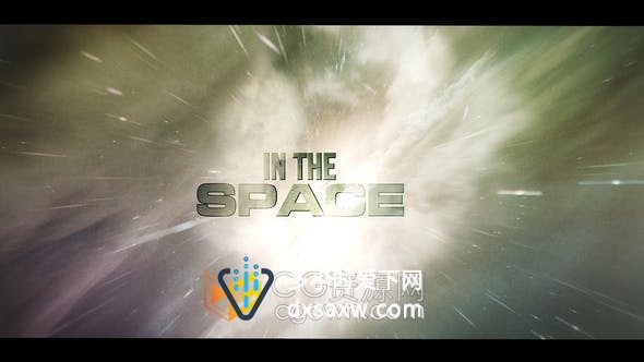 PR模板-太空星云天文学宣传标题动画开场视频In The Space Intro