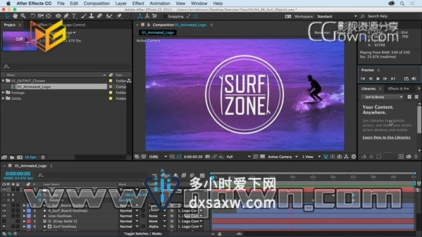 AE CC 2015 新功能特点全面学习视频教程 After Effects CC 2015 Training