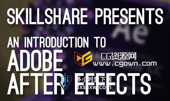 After Effects 入门动态图形教程 字幕导条制作