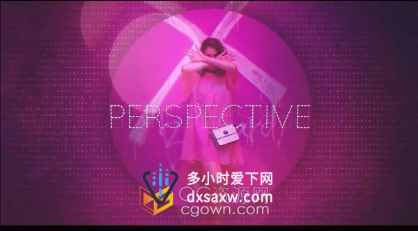 AE模板-优雅视差效果时尚照片透视幻灯片Perspective Slideshow