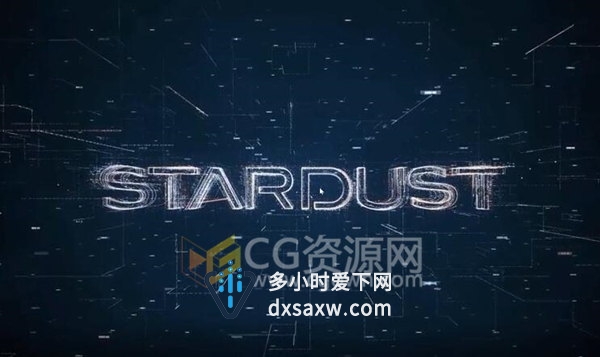 学习StarDust插件在AE制作高科技片头动画效果视频教程