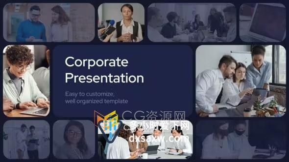 公司宣传片AE模板互联网信息科技公司业务时间线展示视频