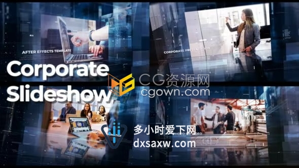 AE企业宣传片模板推广公司介绍视频幻灯片动画