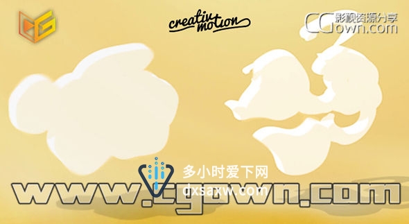 AE教程 创建平面二维烟雾卡通2D风格FX特效动画视频教程