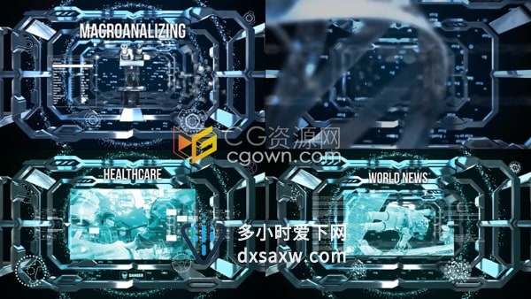 AE科技宣传视频模板创新三维技术场景健康医疗Technology介绍