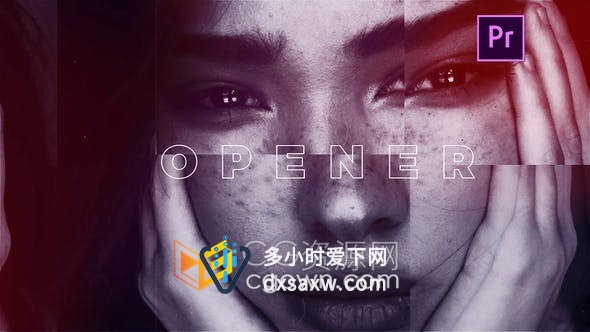 Premiere CC2019制作时尚短片vlog动感节奏社交媒体视频片头-PR模板