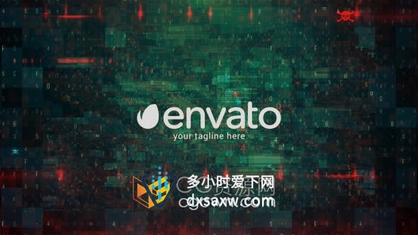 AE模板-多用途新型高科技LOGO互联网防火墙数据故障黑客标志