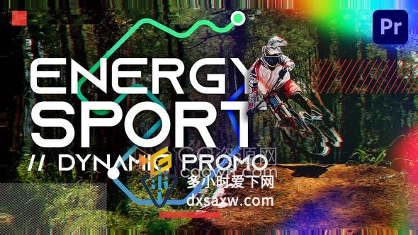 AE/PR模板-独特过渡和大量动画图形数据用于健身运动减肥训练能量饮料介绍比赛项目视频