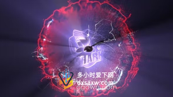 视觉冲击波特效LOGO视频片头4K分辨率AE模板