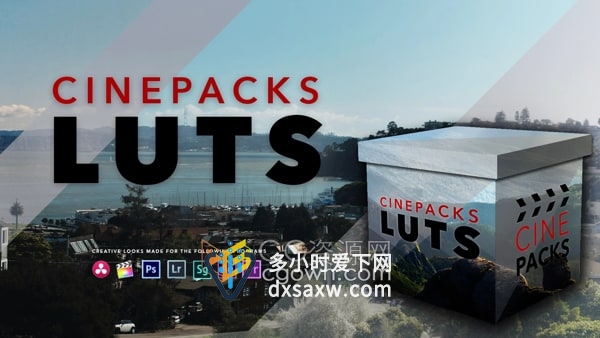 CinePacks LUTS 30种电影色彩调色预设文件