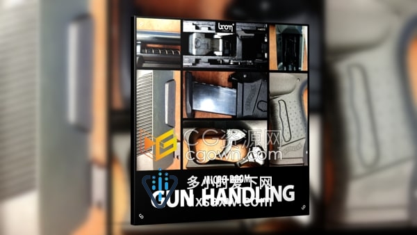 Gun Handling 840种武器枪支声音射击弹匣触发音效素材下载