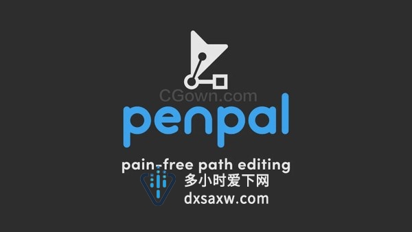 Penpal v1.4.0 AE脚本路径节点编辑助手功能强过Illustrator软件