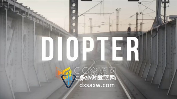 Diopter v1.03 AE插件光线折射模糊朦胧效果制作