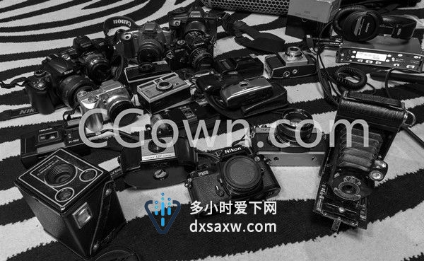 20个不同品牌单反相机快门声音库WAV无损音效素材下载