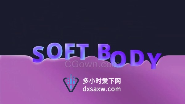 Soft Body v1.2 AE脚本创建柔体对象碰撞弹性MG动画工具