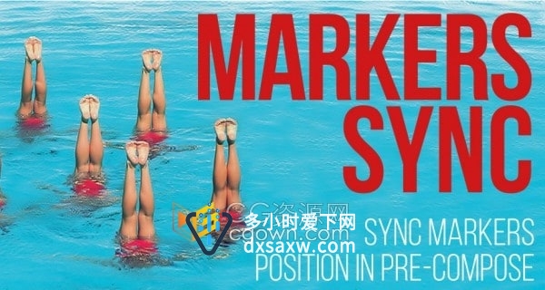 AE脚本Markers Sync v1.2 合成标记自动同步工具