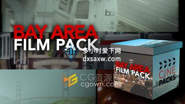 Bay Area Film Pack 制作电影VHS胶片镜头效果视频素材